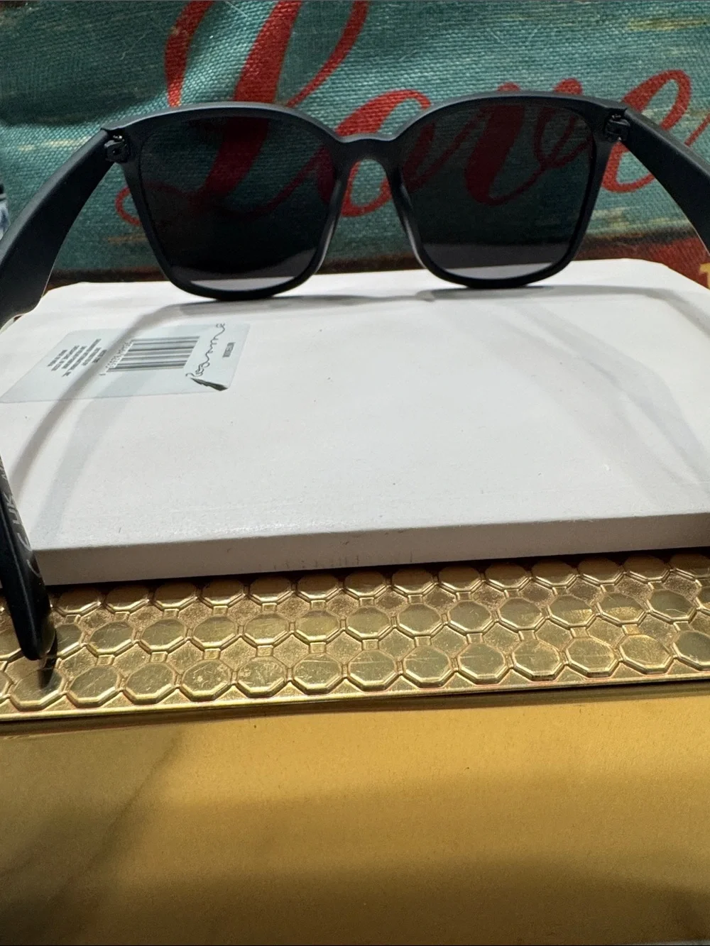Aldo Black Oversized Square Sunglasses for Men